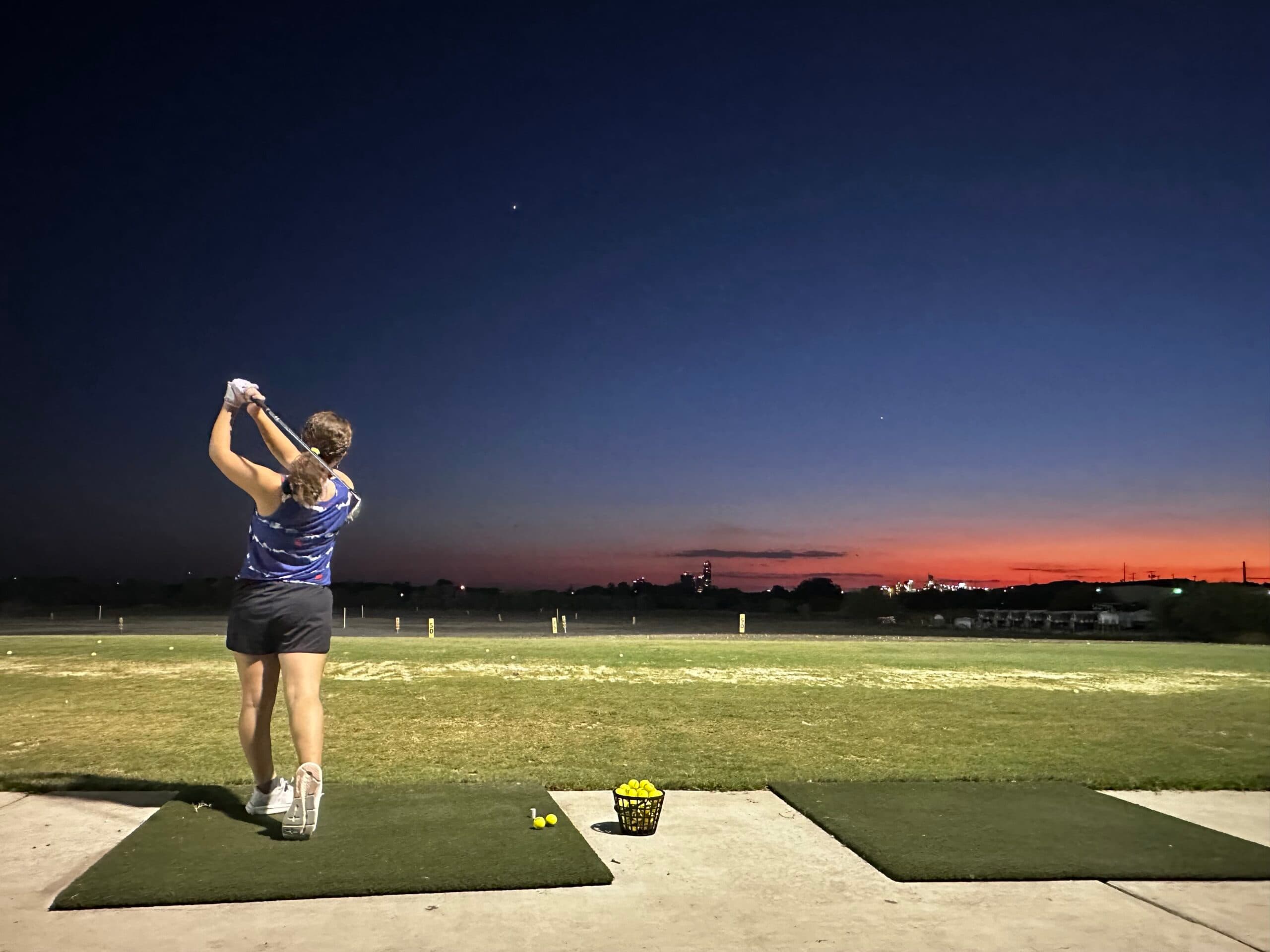 Driving range overview