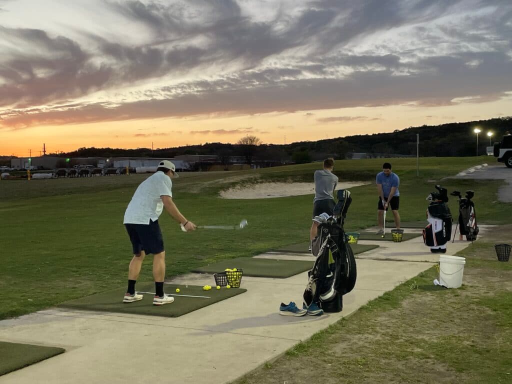 Range practice area